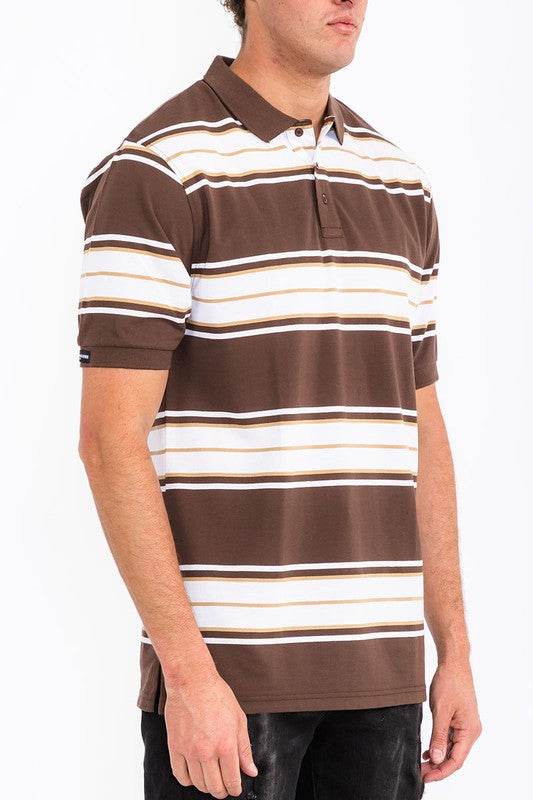 Old School Striped Pique Polo Shirt - Shop Style & More | Fresh Looks, Everyday Deals & Free Shipping