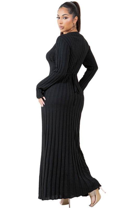 WOMEN FASHION KNITWEAR LONG MAXI DRESS - Shop Style & More | Fresh Looks, Everyday Deals & Free Shipping