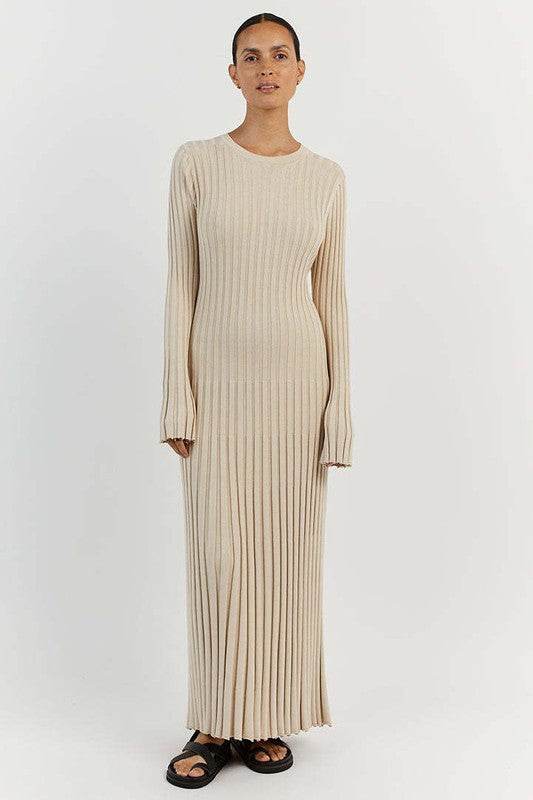 WOMEN FASHION KNITWEAR LONG MAXI DRESS - Shop Style & More | Fresh Looks, Everyday Deals & Free Shipping