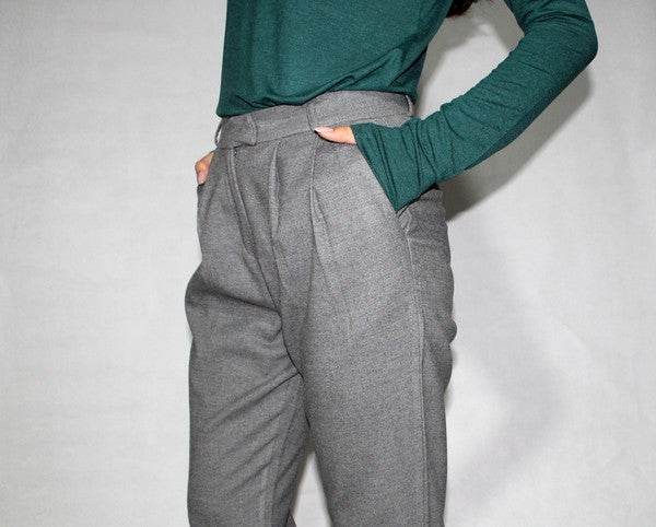 Trouser high waist dropped pants Extra SOFT - Shop Style & More | Fresh Looks, Everyday Deals & Free Shipping