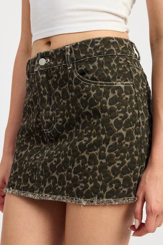 PRINTED DENIM SKIRT - Shop Style & More | Fresh Looks, Everyday Deals & Free Shipping