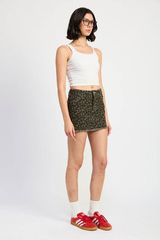 PRINTED DENIM SKIRT - Shop Style & More | Fresh Looks, Everyday Deals & Free Shipping
