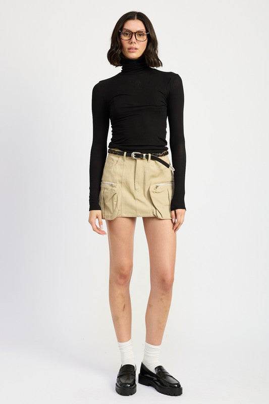 EXPOSED CARGO POCKET MINI SKIRT - Shop Style & More | Fresh Looks, Everyday Deals & Free Shipping