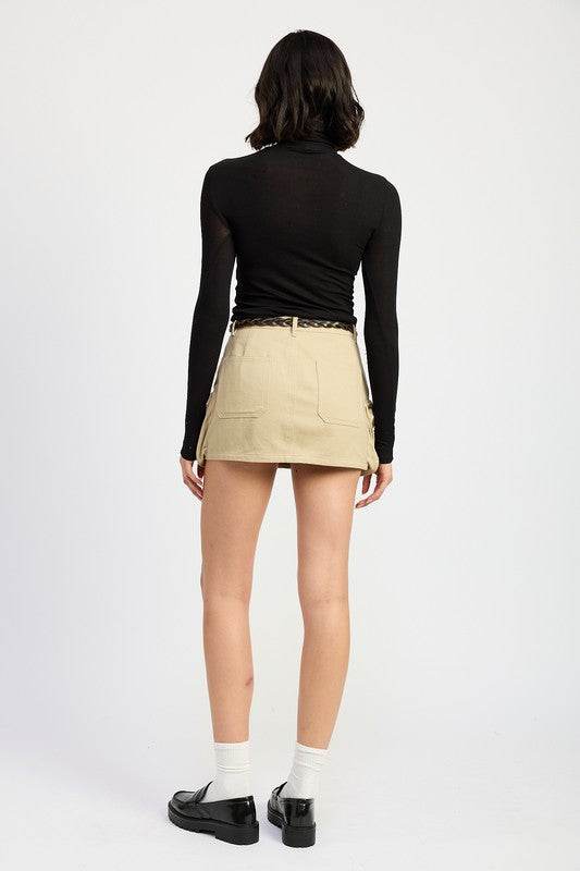 EXPOSED CARGO POCKET MINI SKIRT - Shop Style & More | Fresh Looks, Everyday Deals & Free Shipping