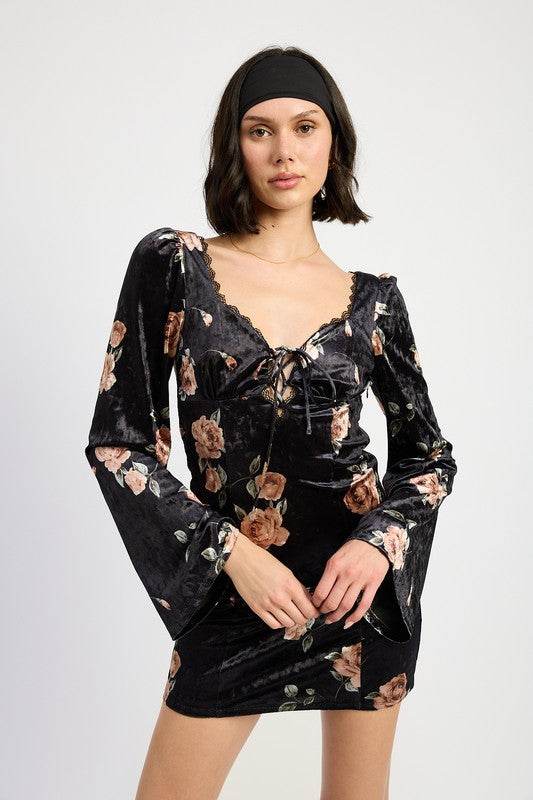 LACE UP FLORA DRESS WITH OPEN BACK - Shop Style & More | Fresh Looks, Everyday Deals & Free Shipping