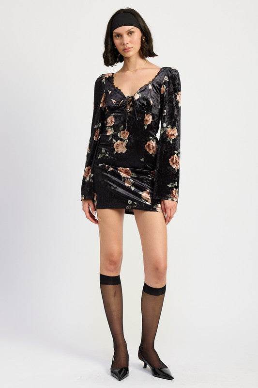 LACE UP FLORA DRESS WITH OPEN BACK - Shop Style & More | Fresh Looks, Everyday Deals & Free Shipping