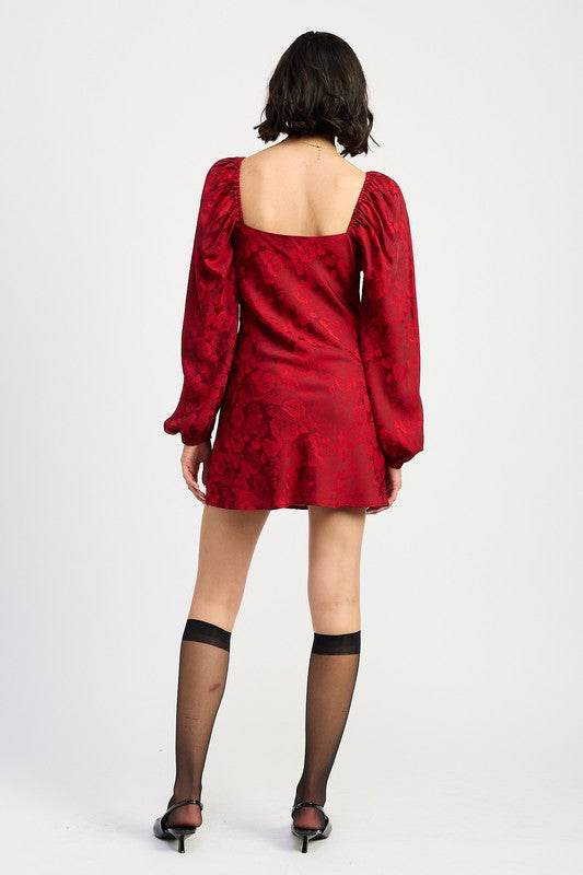 LONG SLEEVE LACE MINI DRESS - Shop Style & More | Fresh Looks, Everyday Deals & Free Shipping