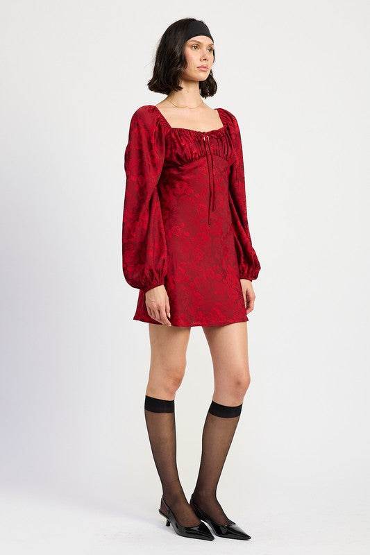 LONG SLEEVE LACE MINI DRESS - Shop Style & More | Fresh Looks, Everyday Deals & Free Shipping