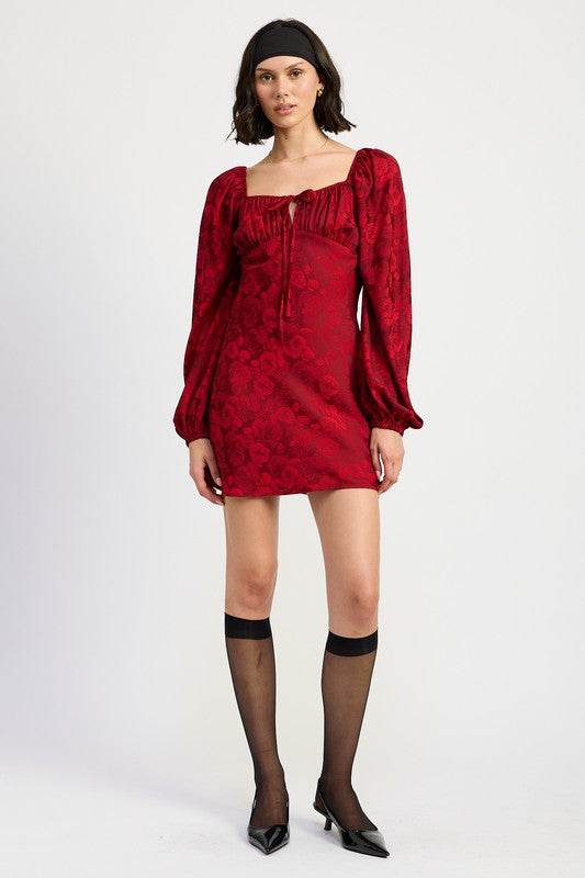 LONG SLEEVE LACE MINI DRESS - Shop Style & More | Fresh Looks, Everyday Deals & Free Shipping
