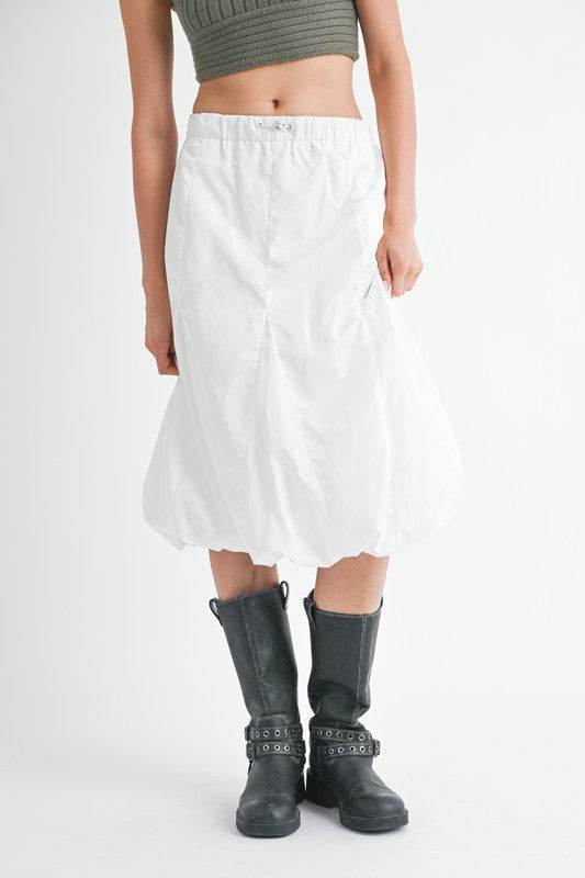 PARACHUTE BUBBLE MIDI SKIRT - Shop Style & More | Fresh Looks, Everyday Deals & Free Shipping