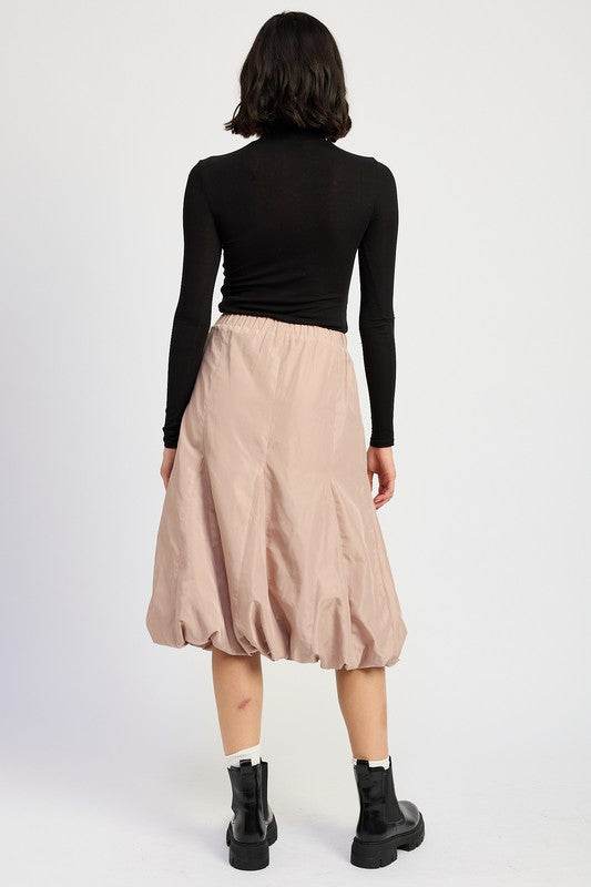PARACHUTE BUBBLE MIDI SKIRT - Shop Style & More | Fresh Looks, Everyday Deals & Free Shipping