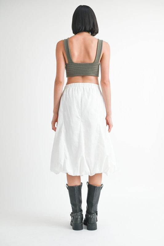 PARACHUTE BUBBLE MIDI SKIRT - Shop Style & More | Fresh Looks, Everyday Deals & Free Shipping