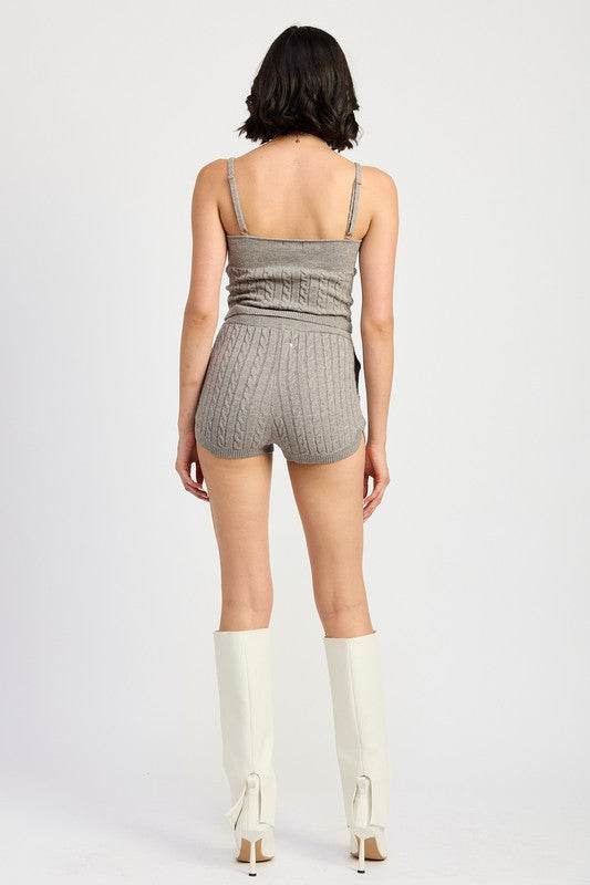 CABLE KNIT CAMI TOP - Shop Style & More | Fresh Looks, Everyday Deals & Free Shipping