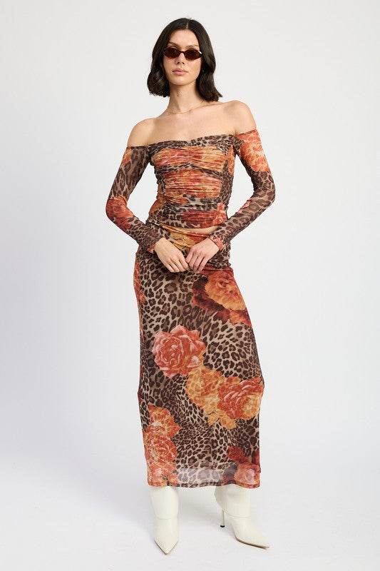 PRINTED MESH MAXI SKIRT - Shop Style & More | Fresh Looks, Everyday Deals & Free Shipping