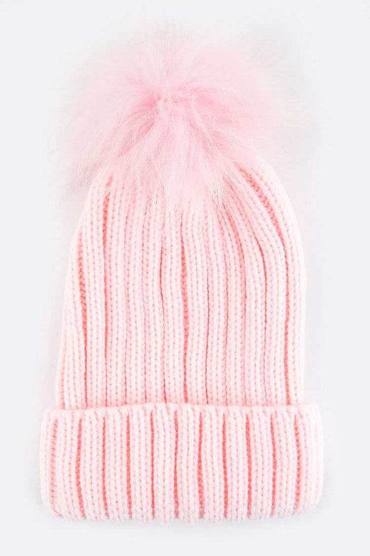 Raccoon Fur PomPom Beanie - Shop Style & More | Fresh Looks, Everyday Deals & Free Shipping