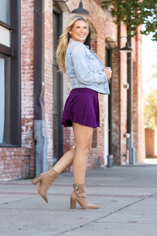 The Bailey Purple Skort - Shop Style & More | Fresh Looks, Everyday Deals & Free Shipping