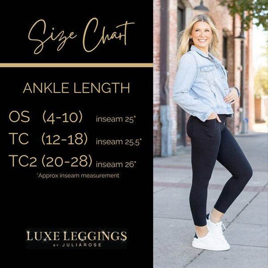 The Amy -7/8 Ankle Length CHARCOAL Leggings Pocket - Shop Style & More | Fresh Looks, Everyday Deals & Free Shipping