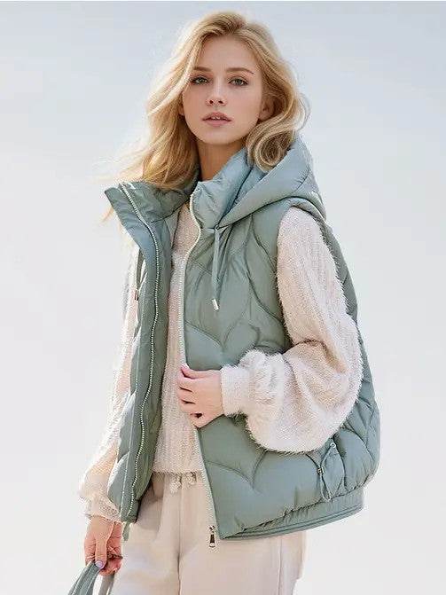 Puffer vest with Hoodie - Shop Style & More | Fresh Looks, Everyday Deals & Free Shipping