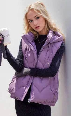 Puffer vest with Hoodie - Shop Style & More | Fresh Looks, Everyday Deals & Free Shipping