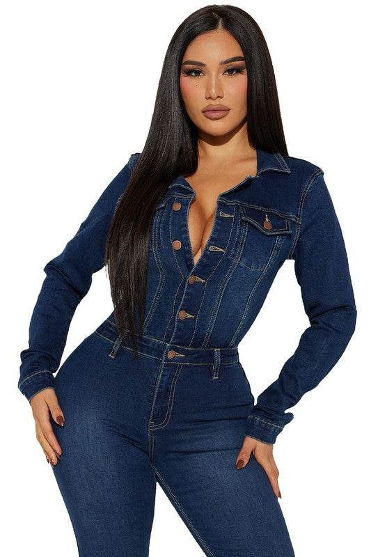 WOMEN DENIM SEXY JUMPSUIT - Shop Style & More | Fresh Looks, Everyday Deals & Free Shipping