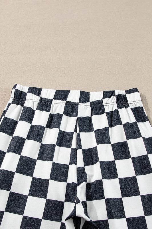 Checkered High Rise Flared Pants - Shop Style & More | Fresh Looks, Everyday Deals & Free Shipping