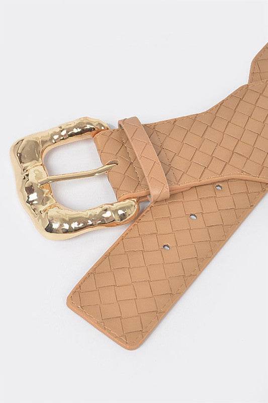 Braided Texture Faux Leather Elastic Belt - Shop Style & More | Fresh Looks, Everyday Deals & Free Shipping
