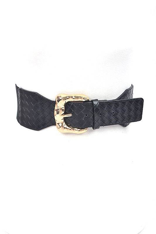 Braided Texture Faux Leather Elastic Belt - Shop Style & More | Fresh Looks, Everyday Deals & Free Shipping