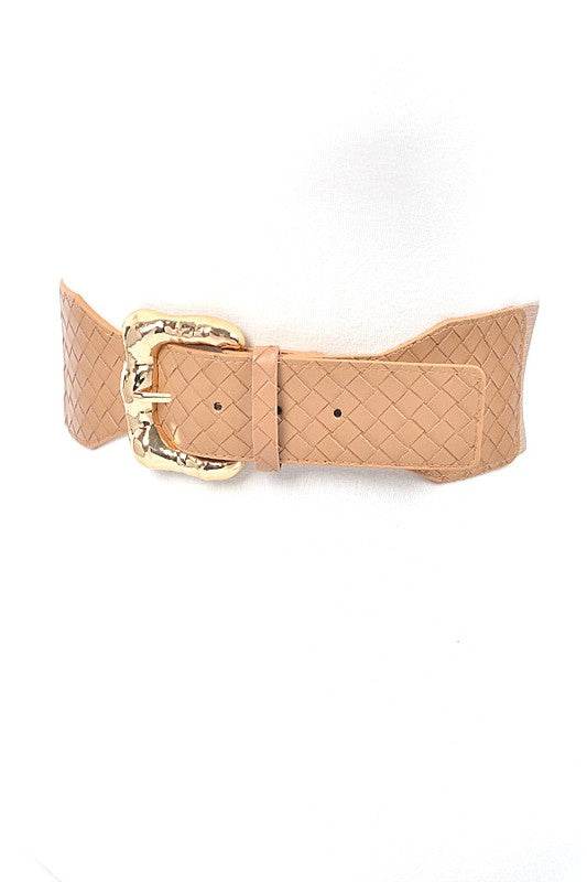 Braided Texture Faux Leather Elastic Belt - Shop Style & More | Fresh Looks, Everyday Deals & Free Shipping
