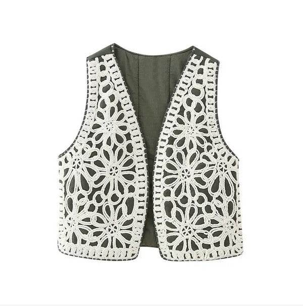 Crochet front vest - Shop Style & More | Fresh Looks, Everyday Deals & Free Shipping