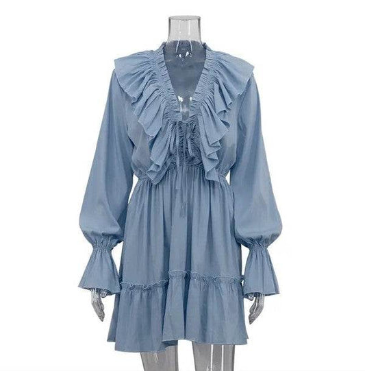 Long sleeve ruffle dress - Shop Style & More | Fresh Looks, Everyday Deals & Free Shipping