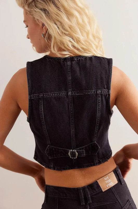 Denim Vest Jacket - Shop Style & More | Fresh Looks, Everyday Deals & Free Shipping