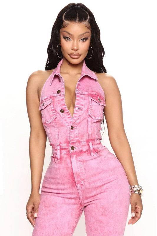 WOMEN FASHION DENIM JUMPSUIT - Shop Style & More | Fresh Looks, Everyday Deals & Free Shipping