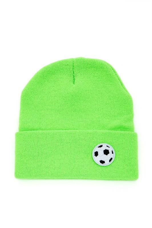 Soccer Patch Unisex Winter Beanie - Shop Style & More | Fresh Looks, Everyday Deals & Free Shipping