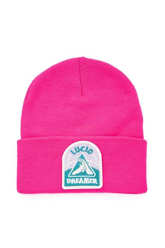 Lucid Dreamer Patch Unisex Knitted Beanie - Shop Style & More | Fresh Looks, Everyday Deals & Free Shipping