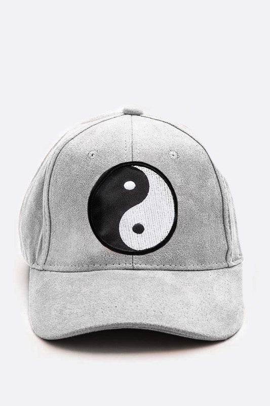 Yin Yang Patch Faux Suede Cap - Shop Style & More | Fresh Looks, Everyday Deals & Free Shipping