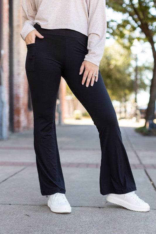 The Vanessa 27 inch Bootcut Leggings - Shop Style & More | Fresh Looks, Everyday Deals & Free Shipping