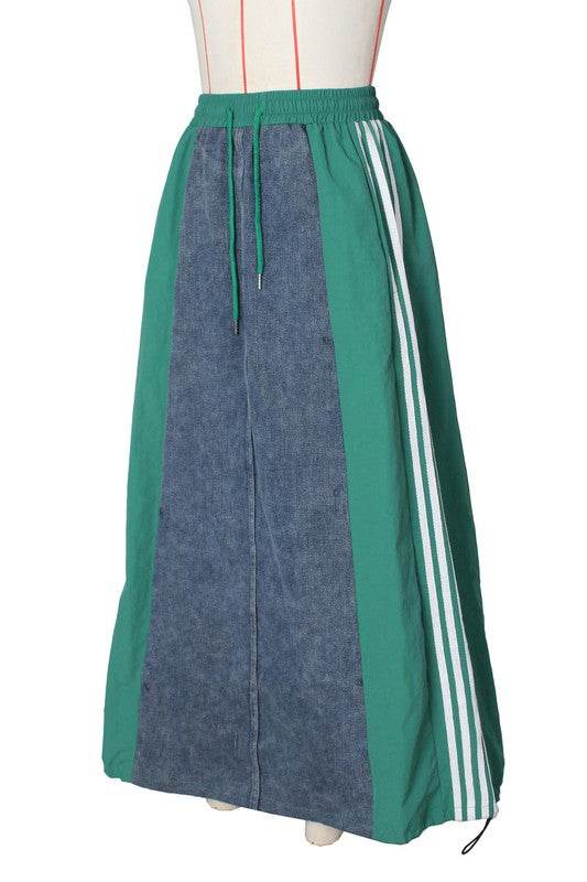 WOMEN FASHION DENIM LONG MAXI SKIRT - Shop Style & More | Fresh Looks, Everyday Deals & Free Shipping