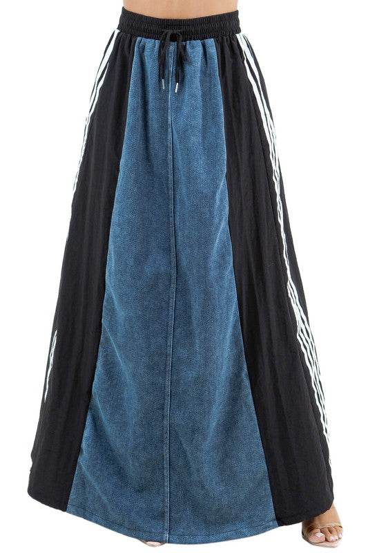 WOMEN FASHION DENIM LONG MAXI SKIRT - Shop Style & More | Fresh Looks, Everyday Deals & Free Shipping