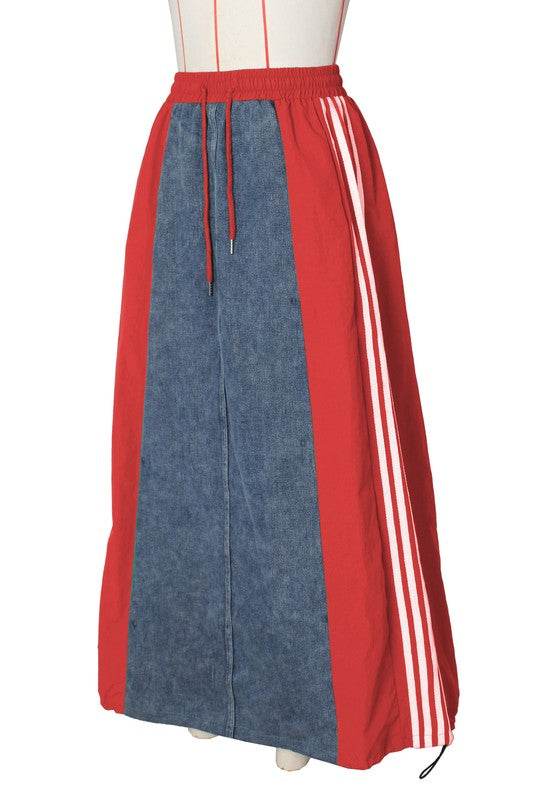 WOMEN FASHION DENIM LONG MAXI SKIRT - Shop Style & More | Fresh Looks, Everyday Deals & Free Shipping