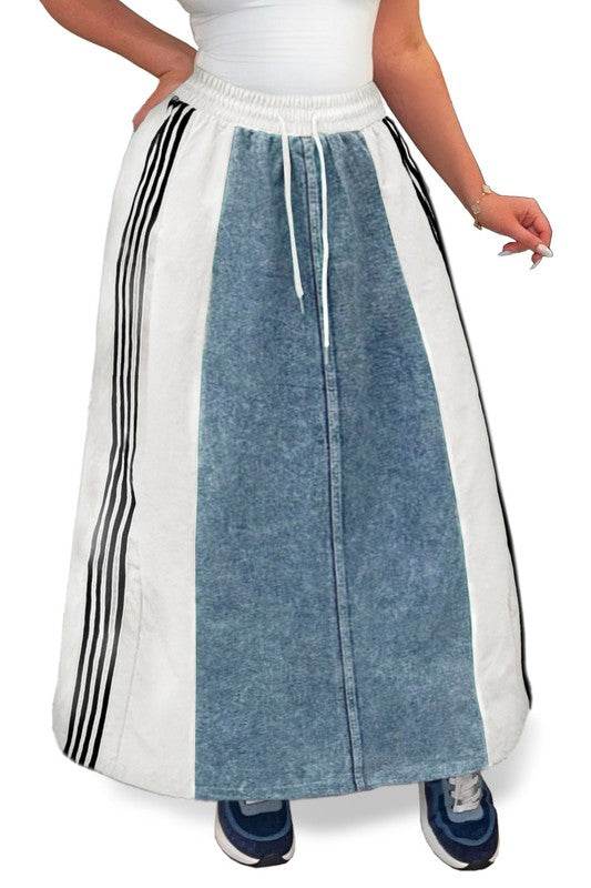 WOMEN FASHION DENIM LONG MAXI SKIRT - Shop Style & More | Fresh Looks, Everyday Deals & Free Shipping