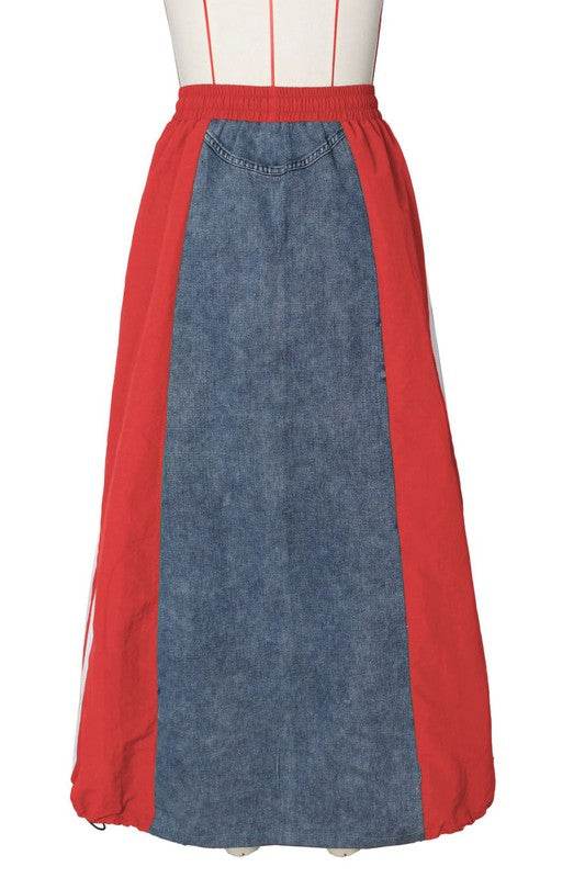 WOMEN FASHION DENIM LONG MAXI SKIRT - Shop Style & More | Fresh Looks, Everyday Deals & Free Shipping