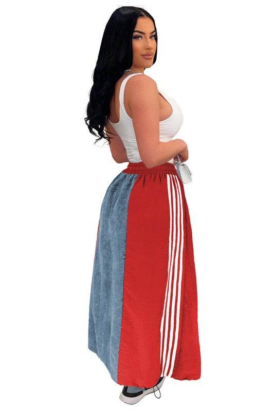 WOMEN FASHION DENIM LONG MAXI SKIRT - Shop Style & More | Fresh Looks, Everyday Deals & Free Shipping