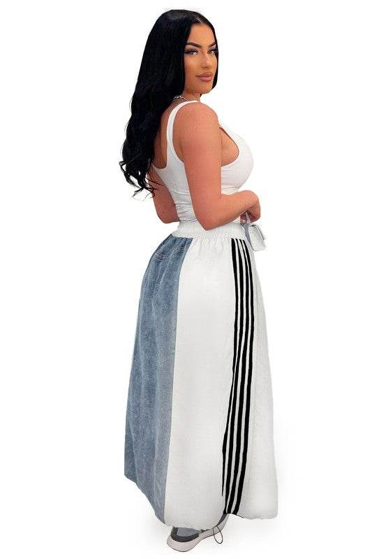 WOMEN FASHION DENIM LONG MAXI SKIRT - Shop Style & More | Fresh Looks, Everyday Deals & Free Shipping