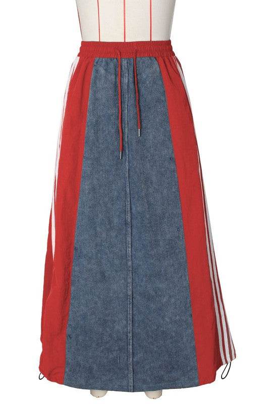 WOMEN FASHION DENIM LONG MAXI SKIRT - Shop Style & More | Fresh Looks, Everyday Deals & Free Shipping