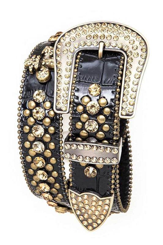 Fleur De Lis Leather Belt - Shop Style & More | Fresh Looks, Everyday Deals & Free Shipping