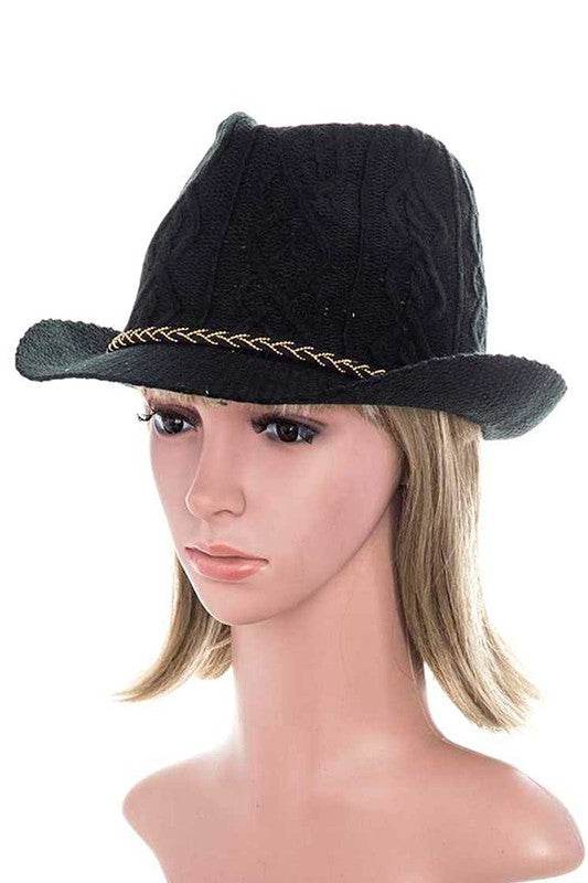 Crystal Bow Hatband Faux Wool Felt Fashion Hat - Shop Style & More | Fresh Looks, Everyday Deals & Free Shipping
