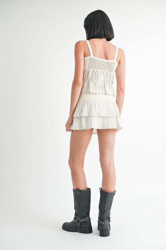 MIXED KNIT SKORT - Shop Style & More | Fresh Looks, Everyday Deals & Free Shipping