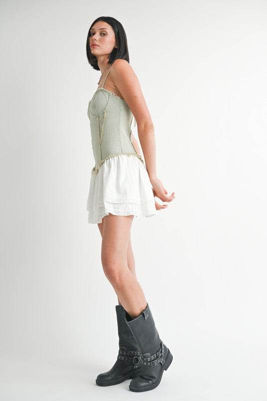 MINI SLEEVELESS DENIM DRESS - Shop Style & More | Fresh Looks, Everyday Deals & Free Shipping