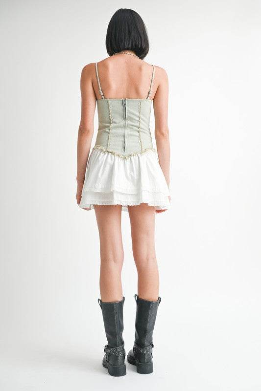 MINI SLEEVELESS DENIM DRESS - Shop Style & More | Fresh Looks, Everyday Deals & Free Shipping