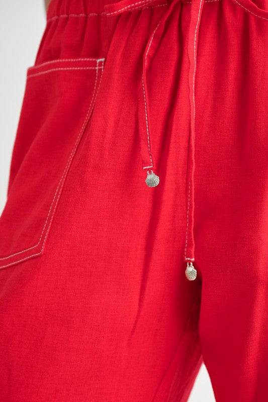 LINEN BOW TIE PANTS - Shop Style & More | Fresh Looks, Everyday Deals & Free Shipping